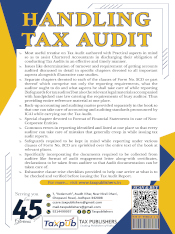 Handling Tax Audit